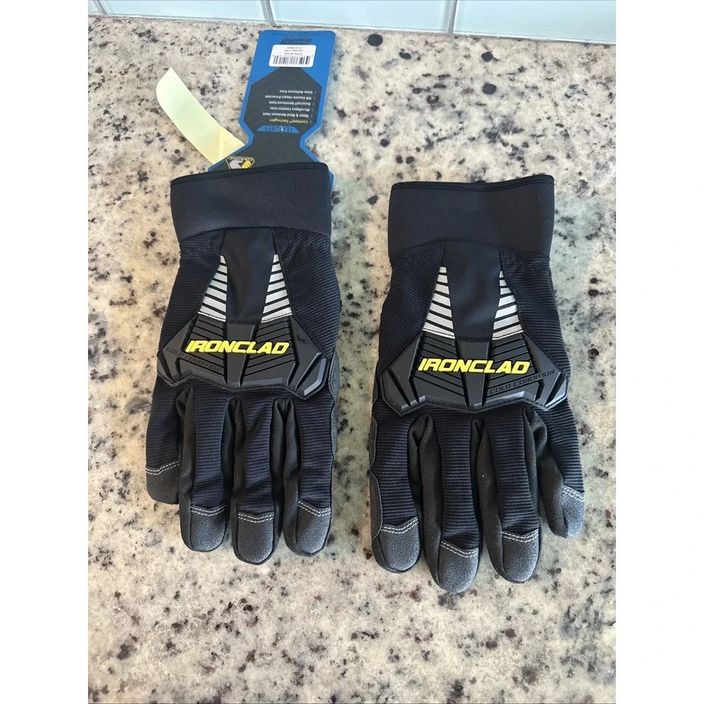 New Ironclad CCG2-06-XXL Cold Condition XXL Synthetic Leather Black Work Gloves